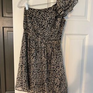 My Beloved one shoulder mini dress